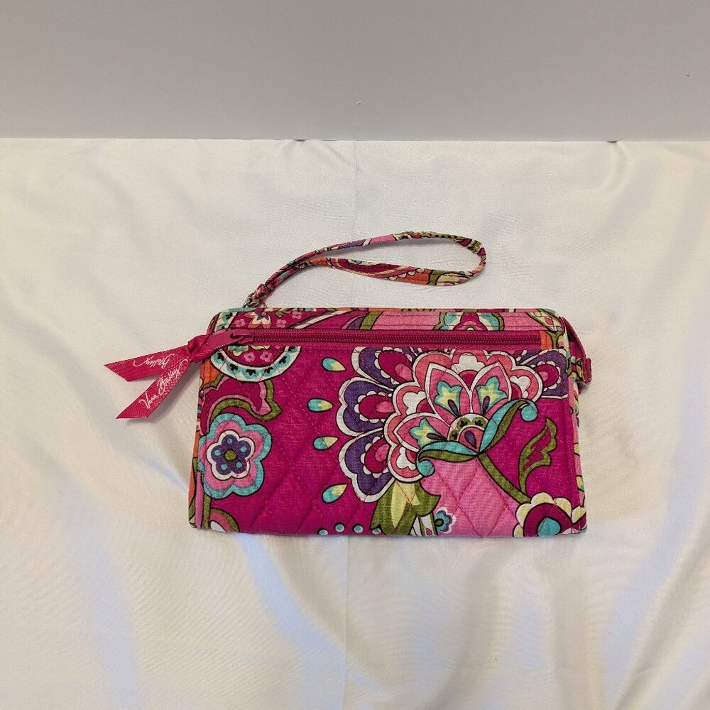 Vera Bradley Zip Wallet & Wristlet Pink Swirls